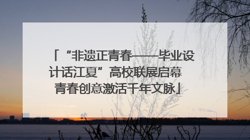 “非遗正青春——毕业设计话江夏”高校联展启幕 青春创意激活千年文脉