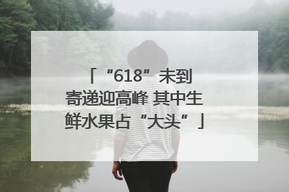 “618”未到 寄递迎高峰 其中生鲜水果占“大头”