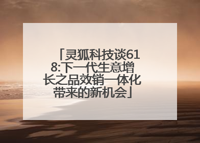 灵狐科技谈618:下一代生意增长之品效销一体化带来的新机会
