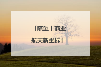 瞭望丨商业航天新坐标