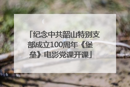 纪念中共韶山特别支部成立100周年《堡垒》电影党课开课