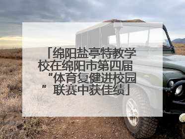 绵阳盐亭特教学校在绵阳市第四届“体育复健进校园”联赛中获佳绩