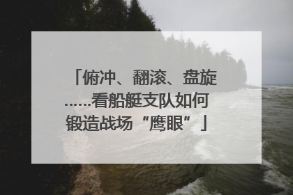 俯冲、翻滚、盘旋……看船艇支队如何锻造战场“鹰眼”