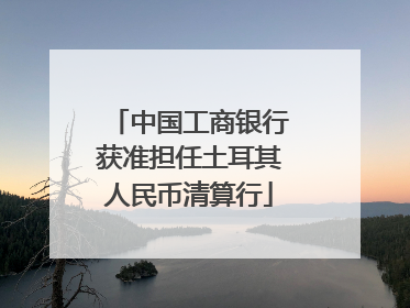 中国工商银行获准担任土耳其人民币清算行