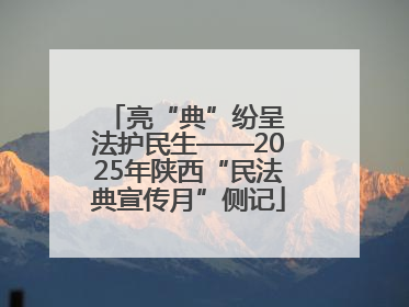 亮“典”纷呈 法护民生——2025年陕西“民法典宣传月”侧记
