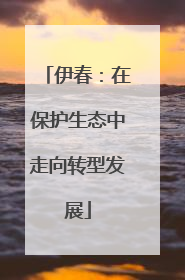 伊春：在保护生态中走向转型发展