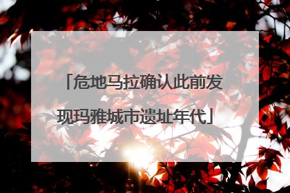 危地马拉确认此前发现玛雅城市遗址年代