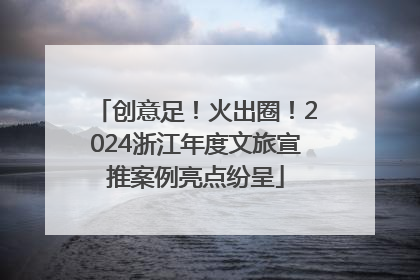 创意足！火出圈！2024浙江年度文旅宣推案例亮点纷呈
