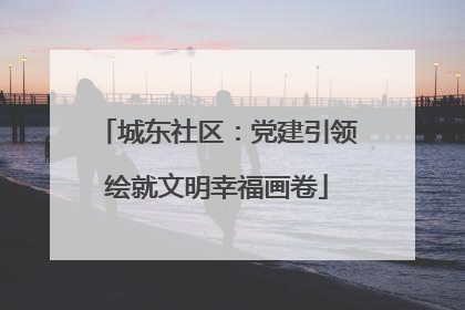 城东社区：党建引领绘就文明幸福画卷