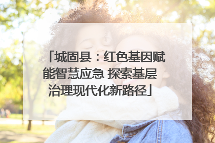 城固县：红色基因赋能智慧应急 探索基层治理现代化新路径