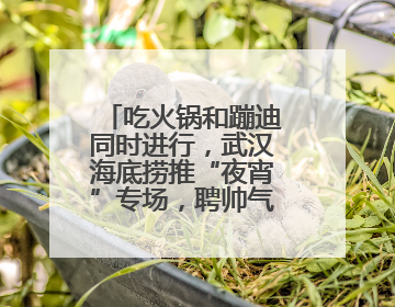 吃火锅和蹦迪同时进行，武汉海底捞推“夜宵”专场，聘帅气DJ打碟，门店：不加收费用