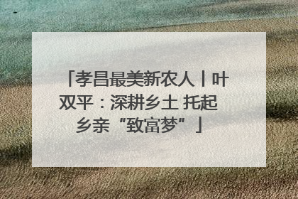 孝昌最美新农人丨叶双平：深耕乡土 托起乡亲“致富梦”