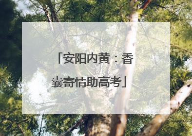 安阳内黄：香囊寄情助高考