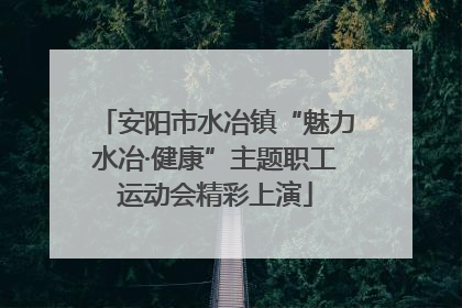 安阳市水冶镇“魅力水冶·健康”主题职工运动会精彩上演