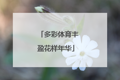多彩体育丰盈花样年华