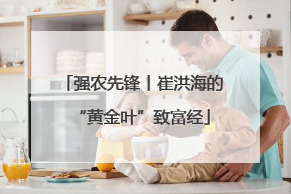 强农先锋丨崔洪海的“黄金叶”致富经