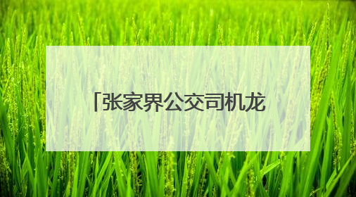 张家界公交司机龙用军书写医者仁心之外的温暖篇章