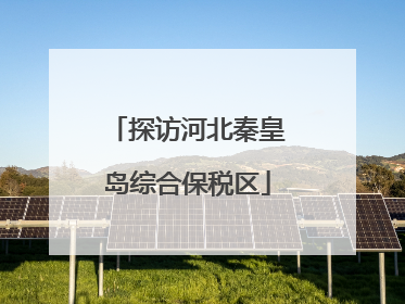 探访河北秦皇岛综合保税区