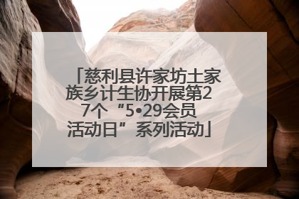 慈利县许家坊土家族乡计生协开展第27个“5•29会员活动日”系列活动