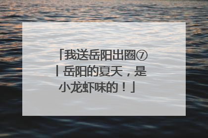 我送岳阳出圈⑦丨岳阳的夏天，是小龙虾味的！
