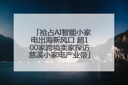 抢占AI智能小家电出海新风口 超100家跨境卖家探访慈溪小家电产业带