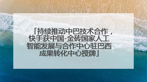 持续推动中巴技术合作，快手获中国-金砖国家人工智能发展与合作中心驻巴西成果转化中心授牌