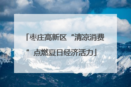 枣庄高新区“清凉消费”点燃夏日经济活力