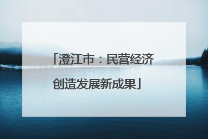 澄江市：民营经济创造发展新成果