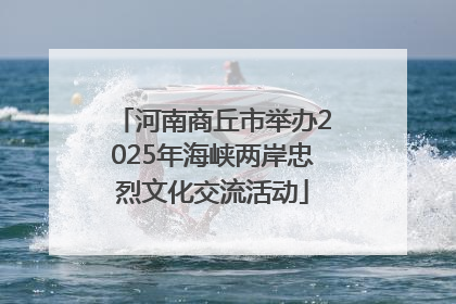 河南商丘市举办2025年海峡两岸忠烈文化交流活动