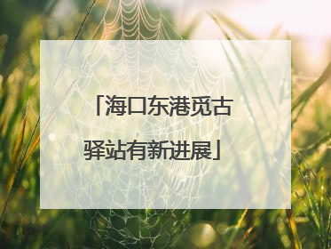 海口东港觅古驿站有新进展