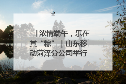 浓情端午，乐在其“粽”｜山东移动菏泽分公司举行端午节主题活动