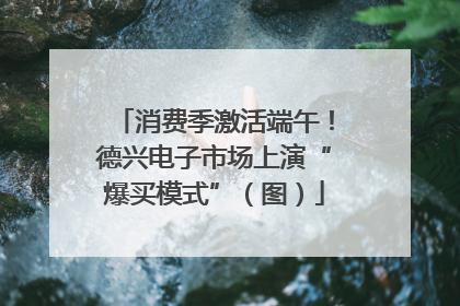 消费季激活端午！德兴电子市场上演“爆买模式”（图）