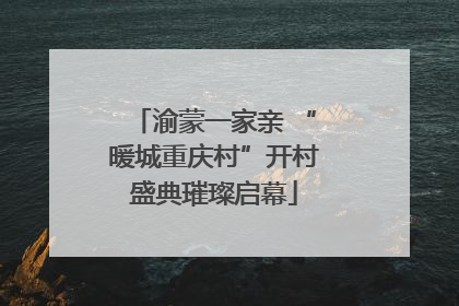 渝蒙一家亲 “暖城重庆村”开村盛典璀璨启幕