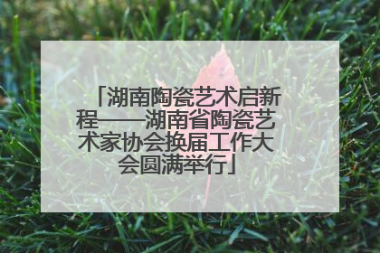 湖南陶瓷艺术启新程——湖南省陶瓷艺术家协会换届工作大会圆满举行