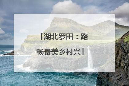 湖北罗田：路畅景美乡村兴