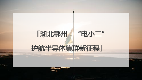 湖北鄂州：“电小二”护航半导体集群新征程
