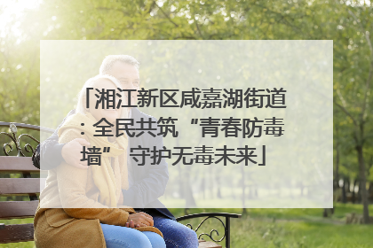 湘江新区咸嘉湖街道：全民共筑“青春防毒墙” 守护无毒未来