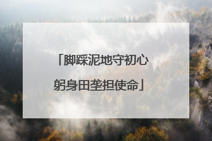 脚踩泥地守初心 躬身田垄担使命