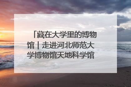 藏在大学里的博物馆｜走进河北师范大学博物馆天地科学馆：在校园里赴一场“宇宙之约”