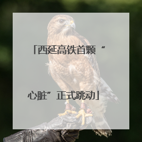 西延高铁首颗“心脏”正式跳动
