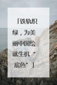 铁轨织绿，为美丽中国绘就生机“底色”