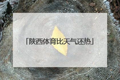 陕西体育比天气还热