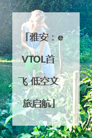 雅安：eVTOL首飞 低空文旅启航