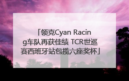 领克Cyan Racing车队再获佳绩 TCR世巡赛西班牙站包揽六座奖杯