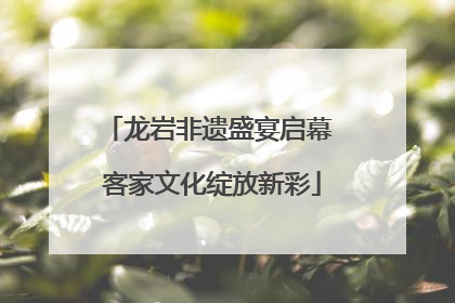 龙岩非遗盛宴启幕 客家文化绽放新彩