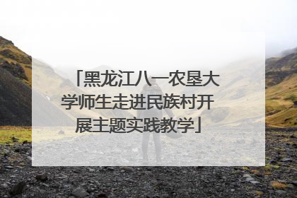 黑龙江八一农垦大学师生走进民族村开展主题实践教学