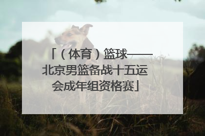 （体育）篮球——北京男篮备战十五运会成年组资格赛