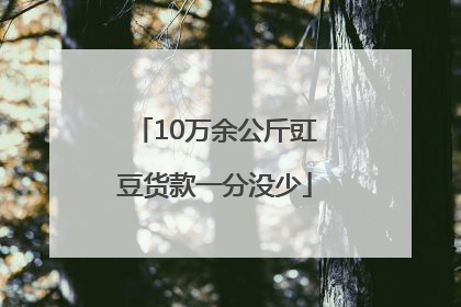 10万余公斤豇豆货款一分没少