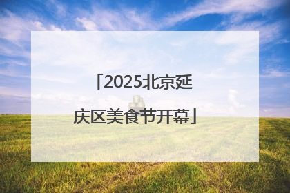 2025北京延庆区美食节开幕