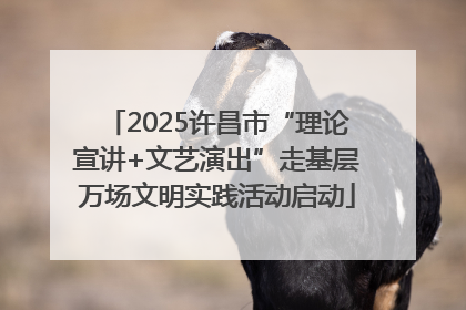 2025许昌市“理论宣讲+文艺演出”走基层万场文明实践活动启动